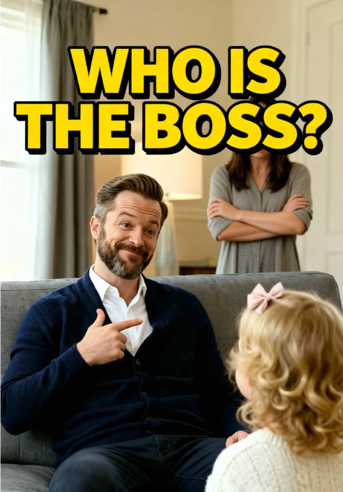 When Dad forgets who really runs the house 😅 #dadlife #marriagehumor #relatable