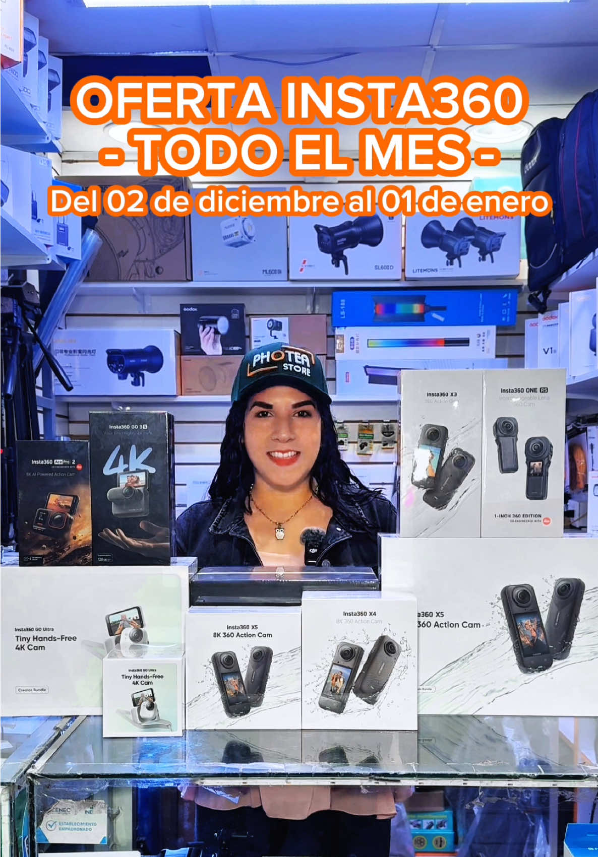 ✅🎁OFERTA INSTA360: TODO EL MES🎄📸 ➡️Insta360 X5, Insta360 X4, Insta360 X3, Insta360 Ace Pro 2, Insta360 Go 3S, Insta360 Flow 2 Pro y más #insta360 #insta360x5 #camara #oferta #insta360acepro2 