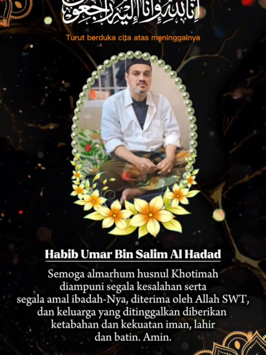 Telah berpulang ke Rahmatullah yt 