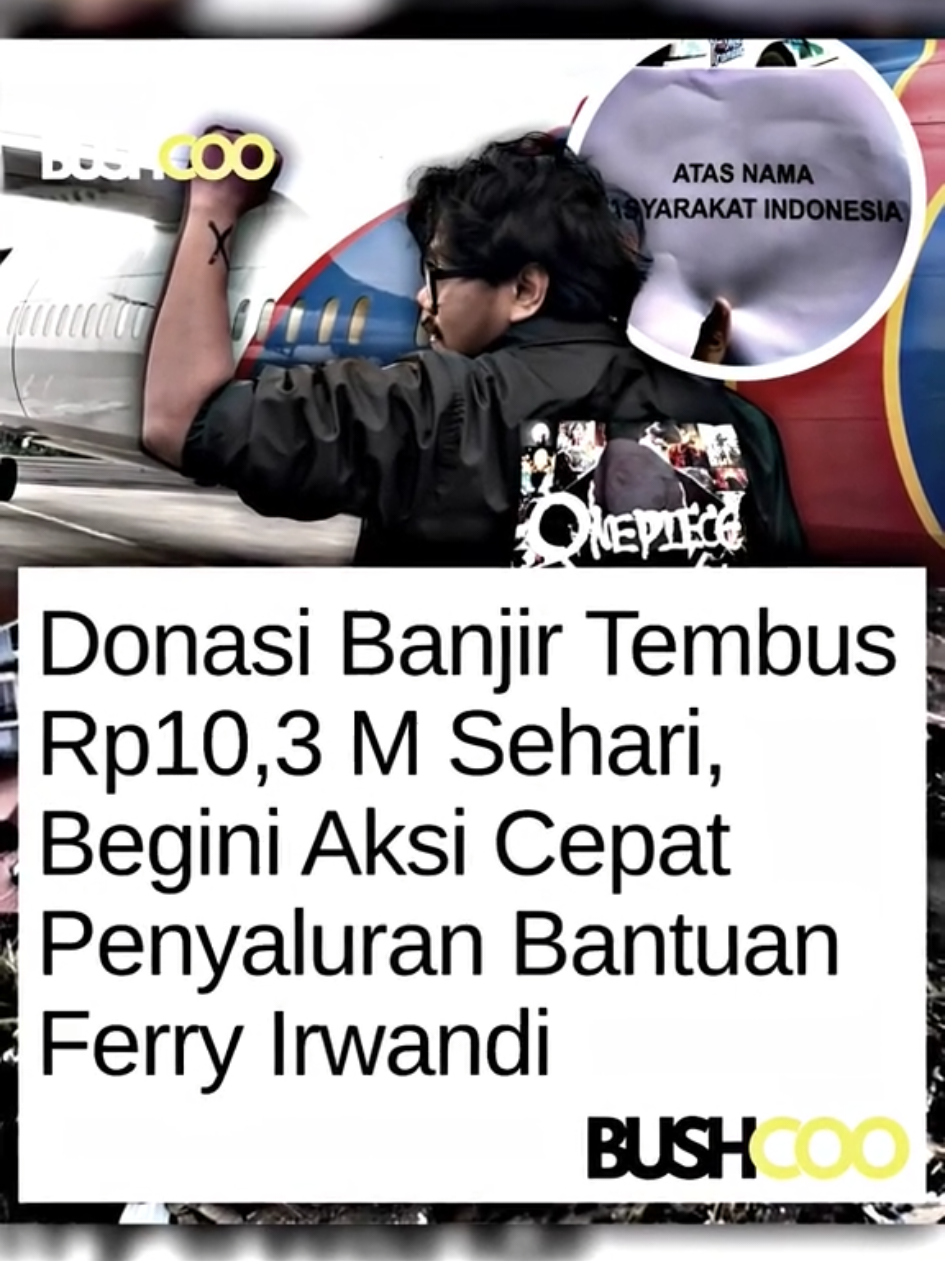 Kampanye penggalangan dana untuk korban bencana yang diinisiasi Ferry Irwandi mencetak rekor luar biasa. Target awal Rp500 juta justru terlampaui jauh hingga mencapai Rp10,3 miliar hanya dalam 24 jam. Ribuan donatur ikut berpartisipasi, dan Ferry menyampaikan apresiasi melalui akun @irwandiferry. la memastikan seluruh proses penyaluran bantuan akan diperbarui secara berkala. Donasi dari lebih 87 ribu orang itu langsung dialokasikan untuk memenuhi kebutuhan mendesak di wilayah terdampak. Penyaluran dilakukan bertahap melalui jalur yang dapat dijangkau tim, sementara penggunaan dana dipantau secara terbuka oleh publik. Ferry juga menegaskan bahwa halaman penggalangan dana akan terus diperbarui untuk menjaga transparansi, termasuk dokumentasi distribusi bantuan di berbagai titik. Sejauh ini, bantuan telah disalurkan ke sejumlah wilayah di Aceh seperti Tamiang, Langsa, dan Samuti Rayeuk; daerah di Sumatera Utara seperti Tapanuli Selatan, Deli Serdang, Serdang Bedagai, Langkat, Sibolga; hingga wilayah Sumatera Utara lainnya dan Agam di Sumatera Barat. #trending #fypage #viral #ferryirwandi #sumatra