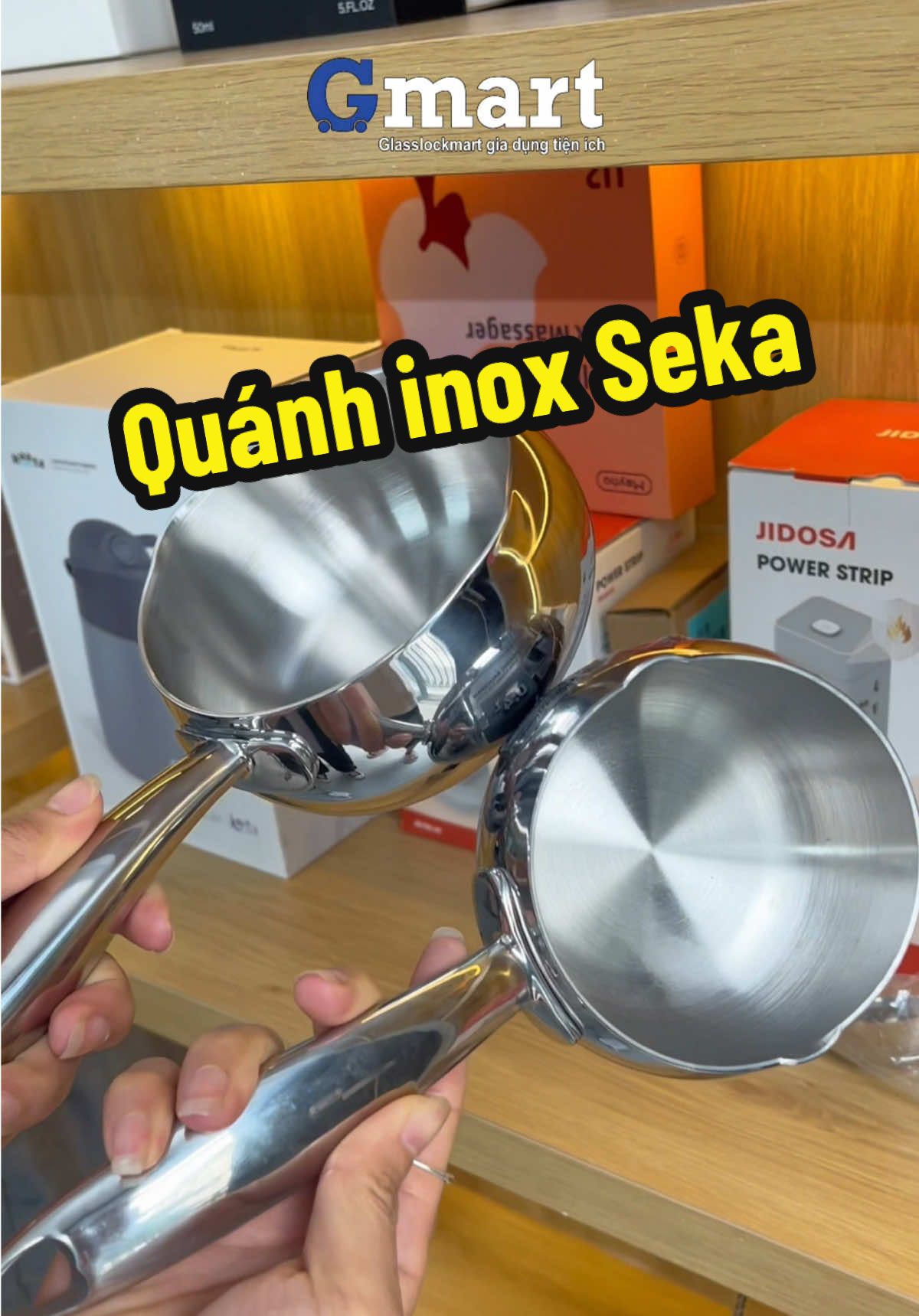 Quánh inox Seka, hâm cháo, đun sữa, kho thịt…#xuhuong #inox #inox304 #giadungtienich #noi 