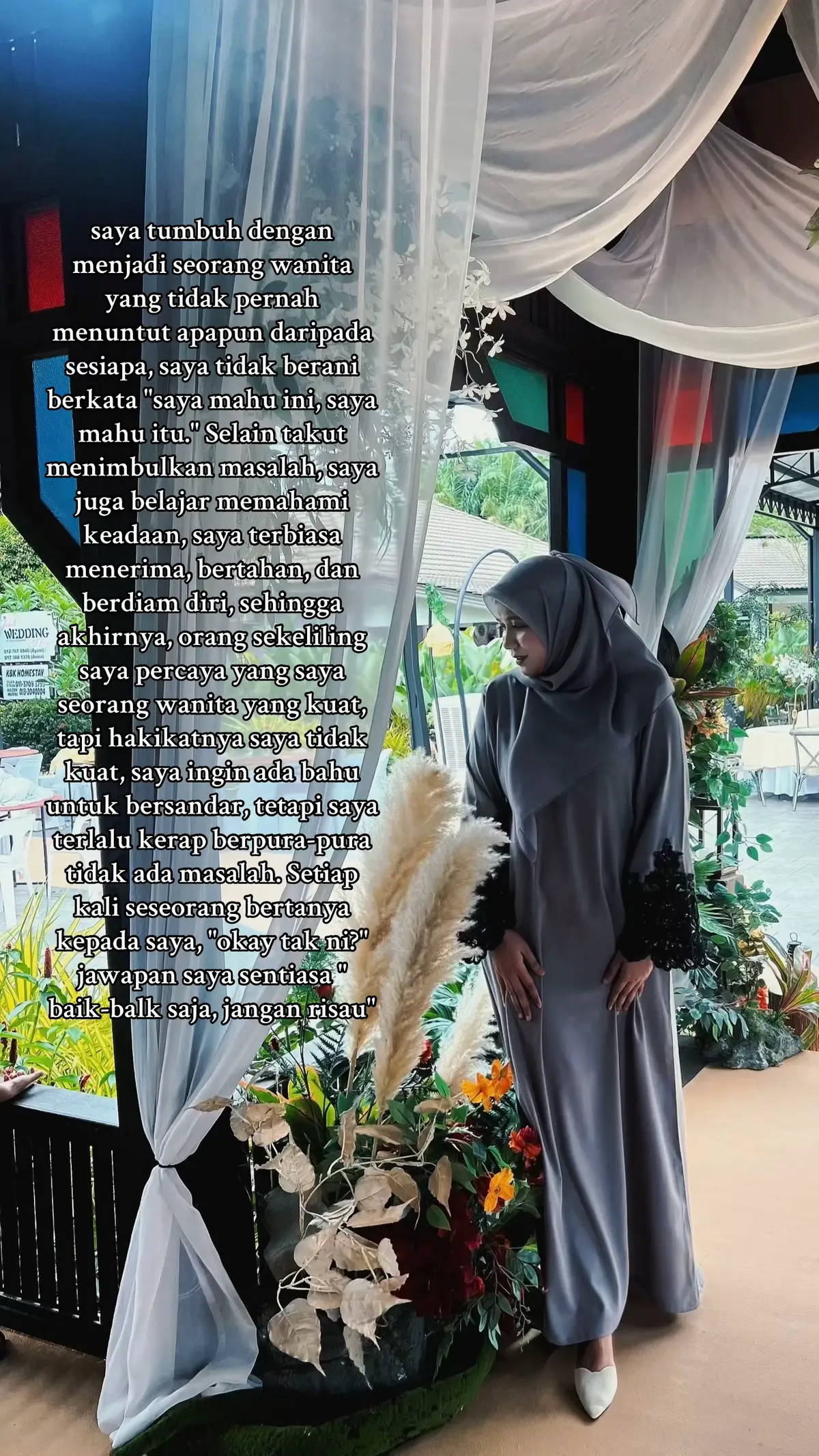 Tiada kaitan dengan yg hidup dan mati,masih dibayang yg sama.