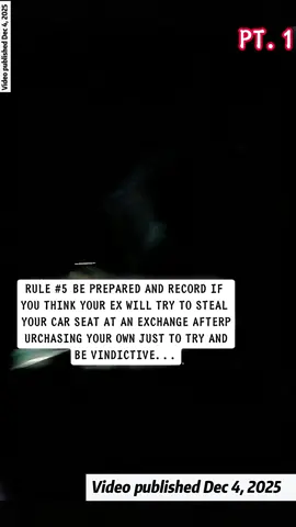 Rules and Guidelines for dealing with ex’s or Karens while trying to put in safety boundaries at exchanges.This person actually went into the police station and lied to police in order to help her steal our carseat. When the police realized that she lied to him AND had her own in her vehicle, his attitude change towards us and ended up helping us by forcing her to take the child wo our carseat#bolinetribe #thebolinetribe #karens #viral#nottodaykaren  
