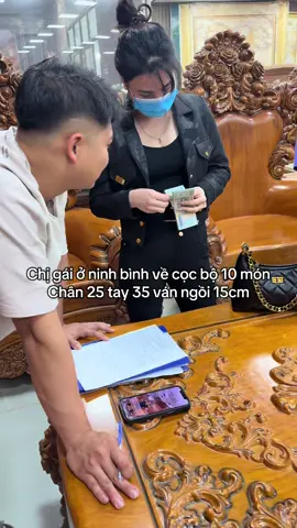 Hoàng gia nguyên khối chân 25 tay 35 gỗ gõ đỏ pachi 
