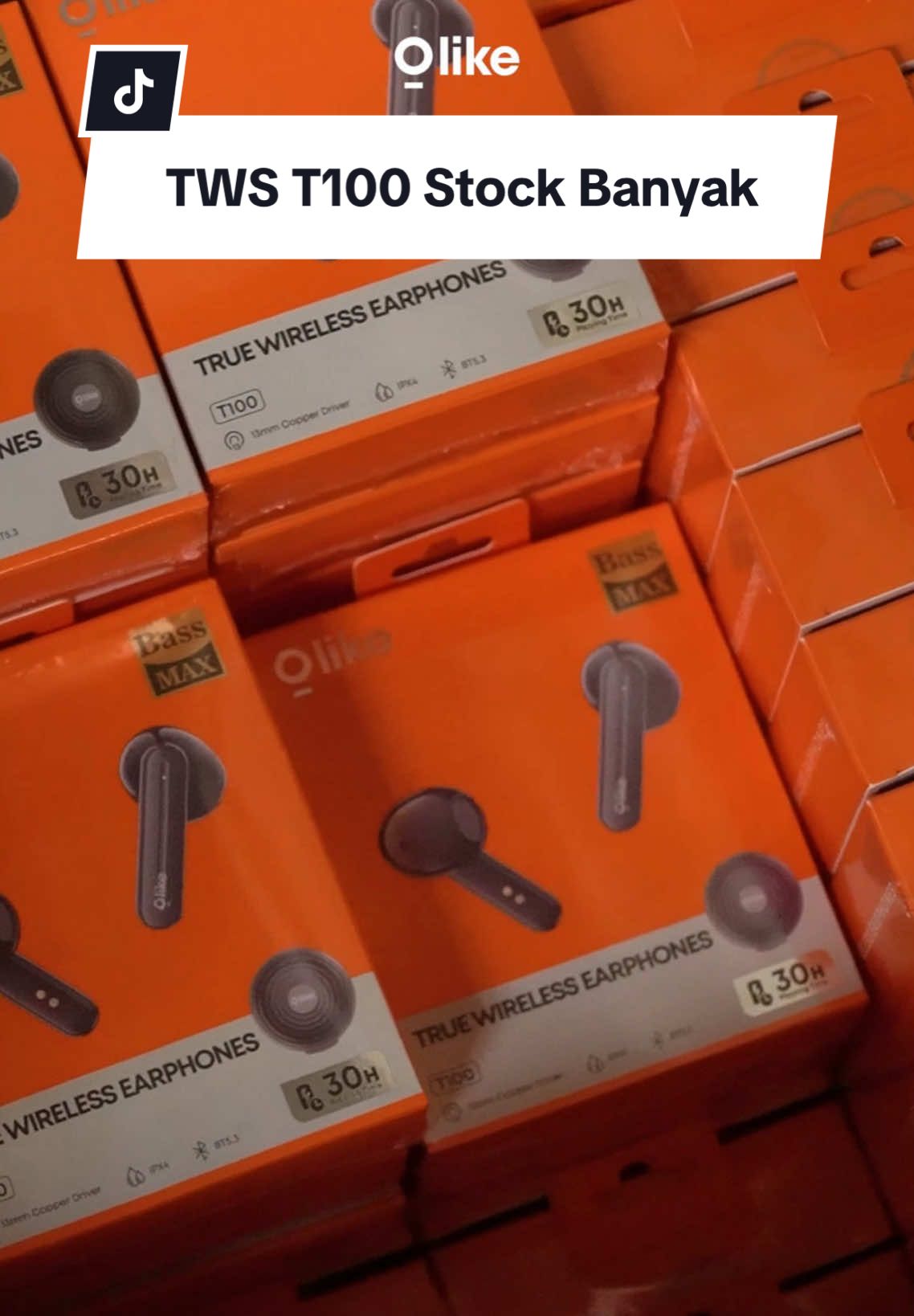 Mumpung banyak stocknya nih T100 😎 #olike #OlikeSmartAccessories #aksesoris #olikeindonesia #tws #twsbluetooth #twsmurah #twsgaming 