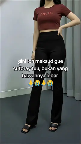 #celanascuba #cutbraywanita #flarepants #celanawanita 