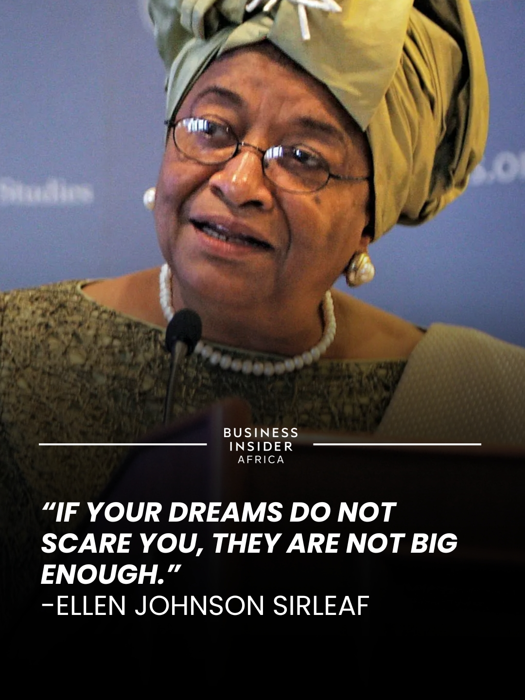 In her iconic 2011 Harvard commencement speech, Ellen Johnson Sirleaf- Africa’s first female president, reminded the world that the only dreams worth chasing are the ones that feel impossible at the start.” If you aren’t a little bit scared of your next step, you’re probably not thinking big enough. True growth rarely happens in the comfort zone, if your vision feels “manageable,” it may be time to scale it up.