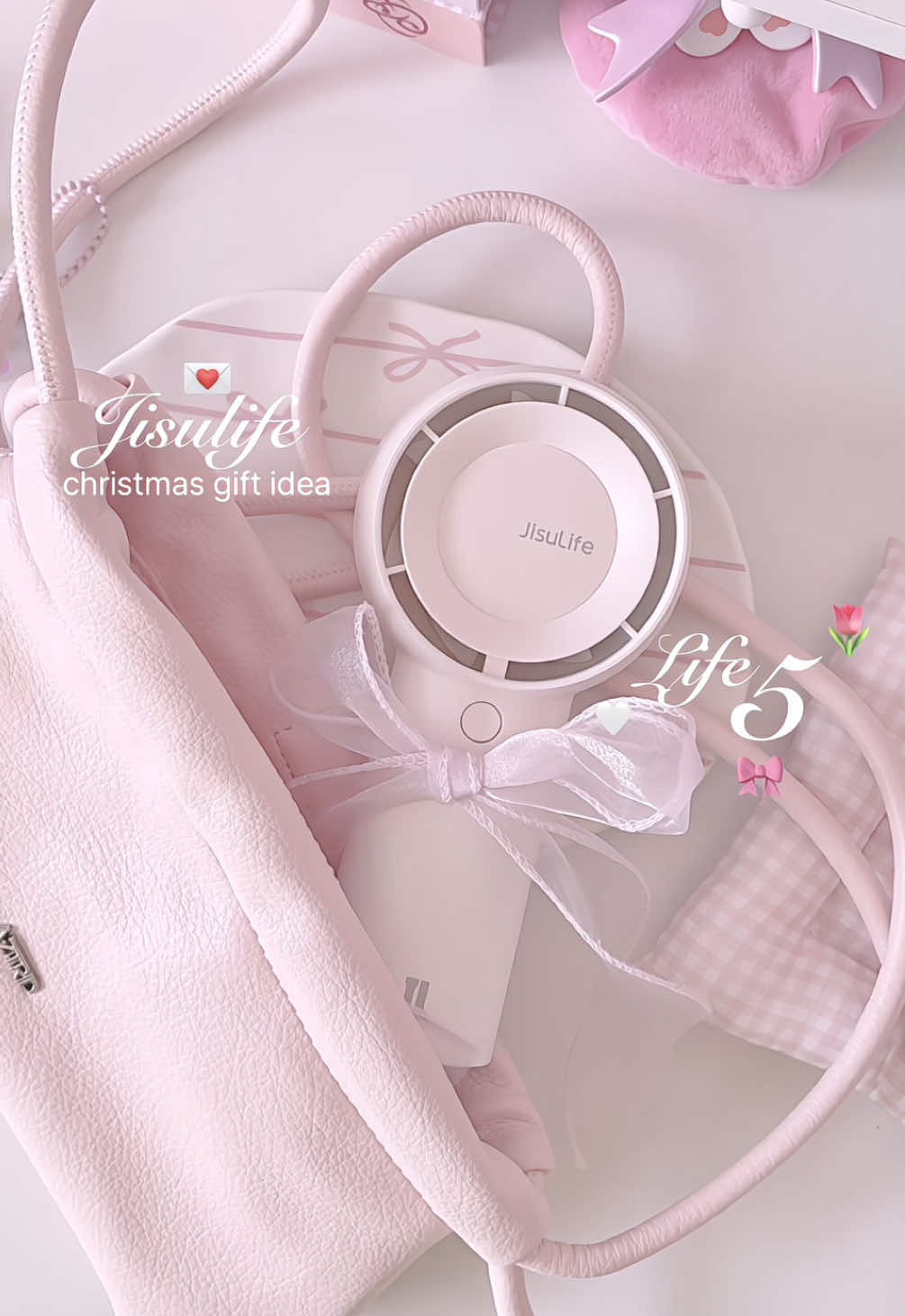 jisulife fan life 5 is the perfect christmas gift !!! 🎀💞 #jisulife #giftideas #jisulife5 #christmasgift #fyp 