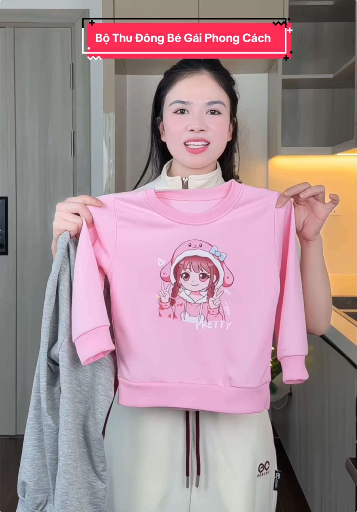 Bộ Thu Đông Bé Gái Phong Cách 