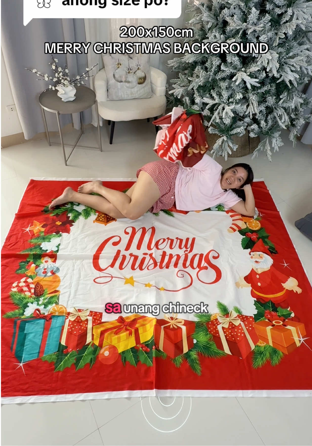 Replying to @secretlife.28 sulit to ang laki ang mura pa!! #christmasbanner #christmasbackground #merrychristmasbanner 