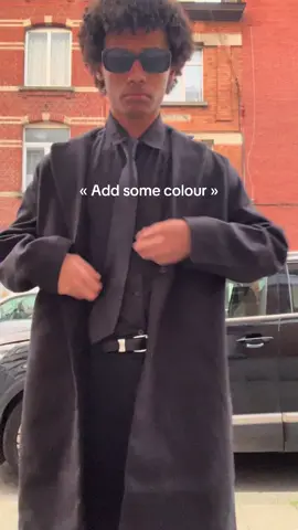 Most important piece @Atanga Twins #fashion #humor #fullblack #StreetFashion #fyp 