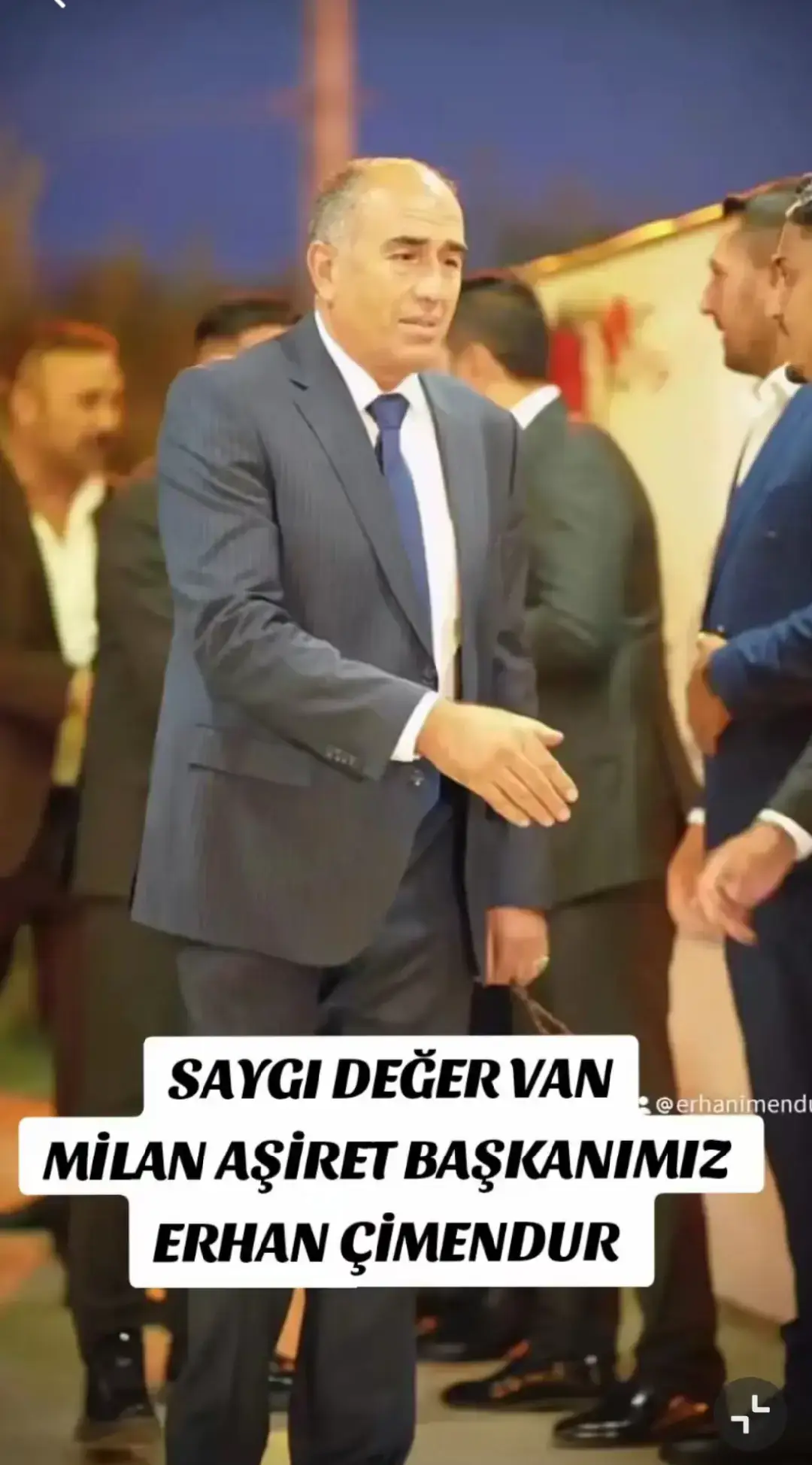 #MİLAN #AŞİRETİ SN ERHAN ÇİMENDUR BAŞKANIMIZ 