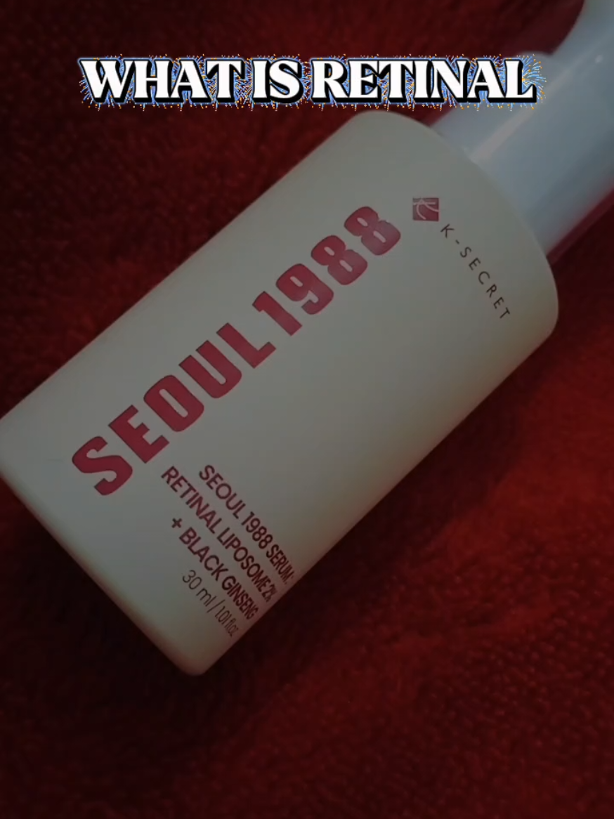 What is retinal? Retinal works 11 times faster than typical retinol. It promotes skin cell turn over to improve skin texture. It's safe for sensitive skin and beginners. It works on signs of aging, dull skin and skin texture. Best and viral skincare products. @KSECRET GLOBAL  #GOLDENGLOWCHALLENGE #KSECRET #seoul1988 #retinal #kbeauty 