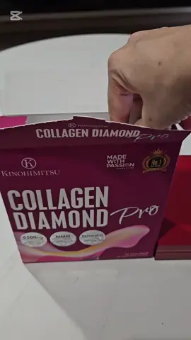 Loving this product Firmness, glow & elasticity in one sachet. 1 sachet a day before sleep  #collagendiamond #kinohimitsu #antiagingroutine #sgbeautyfinds   #CapCut 