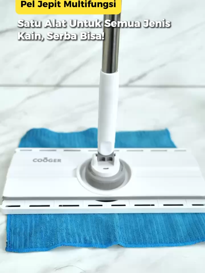Nggak perlu cuci pel pakai tangan lagi,Baju bekas jadi pel#cooger #cleaning #mop #pel #alatpel #pellantai