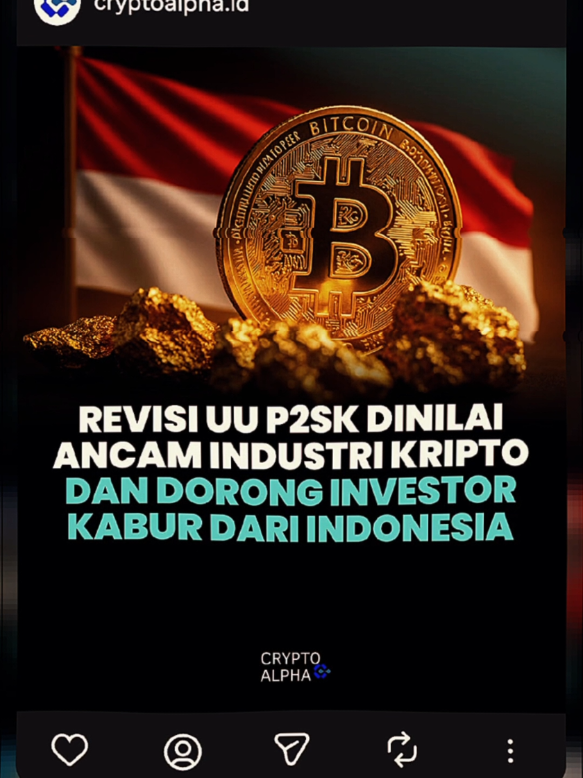 kalo semua transaksi wajib via bursa sentral, exchange lokal bakal ke downgrade parah cuma jadi 'broker'. biz model mereka bisa ancur, innovation mati, ujungnya layoffs gede gedean. plus, crypto native itu anti ribet. kalo regs-nya bikin fee mahal & flow lambat, user ga bakal patuh. mereka bakal flight ke global exchange. #bitcoin #cryptocurrency #crypto #trader 