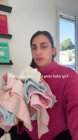 Des astuces pour ne pas craquer sur tout ? 😂 J’imagine pas quand elle sera là 🥹💕 c’est clairement ma poupée 🥹🙈 #momtobe #achatbebe #craquagebebe #haulbebe #vetementbebe 