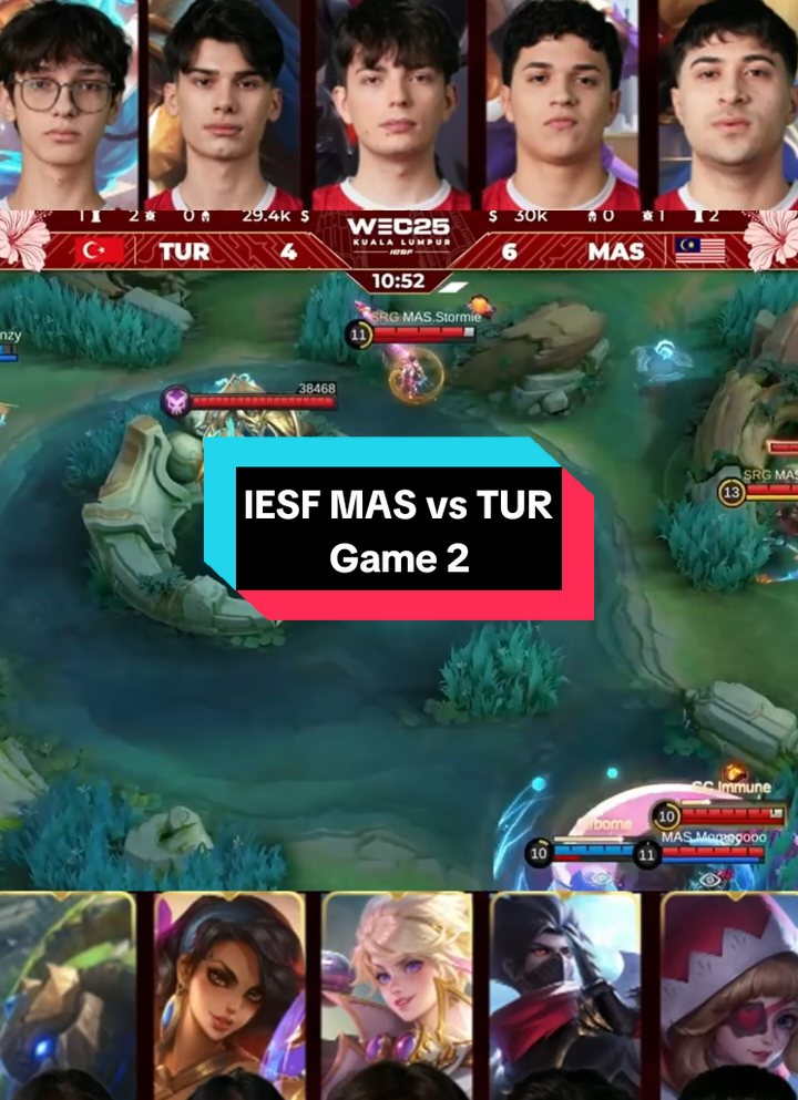 Highlight Malaysia vs Turkey Game 2 | IESF 2025 #MLBB #MLBBFriendFest #MLBBXSpongeBob #iesf #wec25 