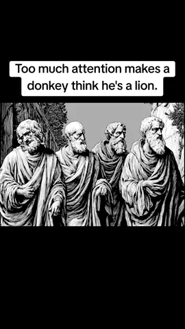 Too much attention makes a donkey think he's a #lion.  #aura #you #fypviral #fyp 