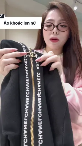 Áo khoác len #vietngaphamreview #setdoxinh #aolennu #aolenquangchau 