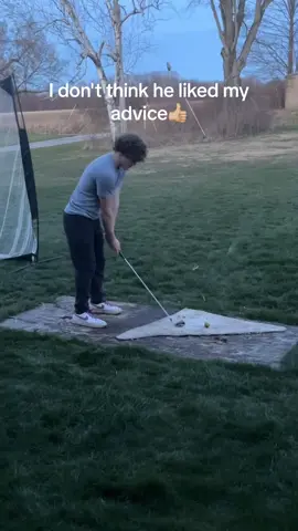 Keep your eye on the ball kid #golf #golftiktok #fyp