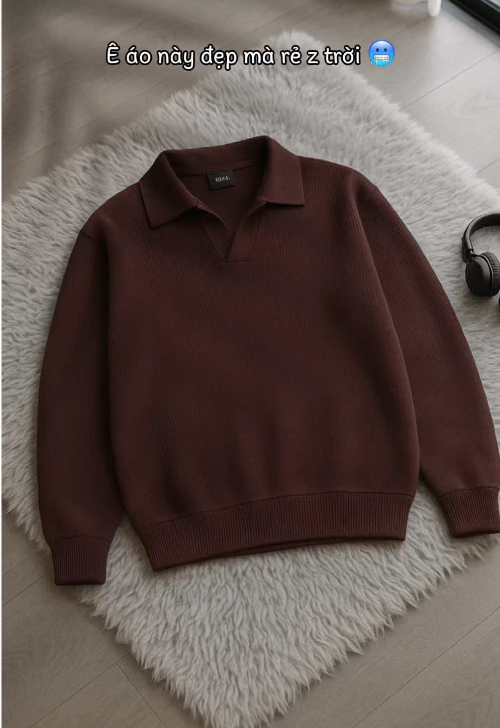 DAVUBA I Áo thun tăm cổ V trụ #sweater #xuhuong #davuba 