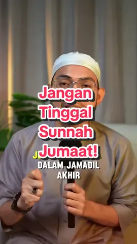 Setiap kali datang hari Jumaat, sibuknya mengalahkan hari lain… sampai lupa sunnah Jumaat. Jom hidupkan balik amalan Jumaat satu persatu. Komen kat bawah, amalan sunnah Jumaat mana yang selalu anda buat? UstazLah 🌹 #ustazlahofficial #sunnahjumaat #jumaat #tipsislamik #fyp
