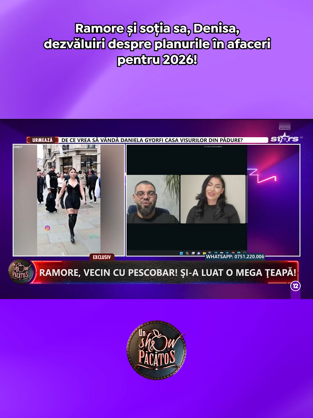Ramore și soția sa, Denisa, vorbesc despre direcțiile în care își doresc să își dezvolte restaurantul și despre zonele în care vor să își extindă afacerea din ce în ce mai prosperă! #unshowpacatos #antenastars #ramore #denisa #fyp #viral #vedete #tvshow