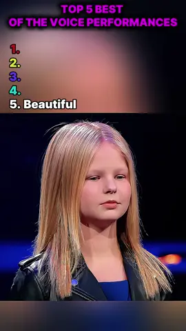 TOP 5 BEST OF THE VOICE PERFORMANCES #top5 #TheVoice #Auditions #performances #singing 