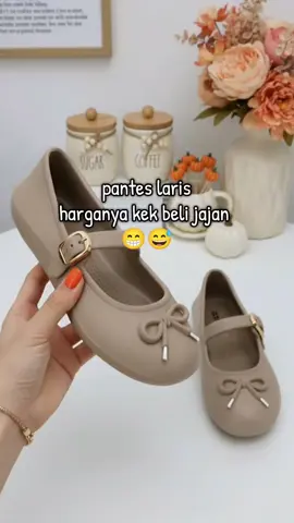 Pantes laris harga kek jajanan 😅 #flatshoes #sepatuwanita 