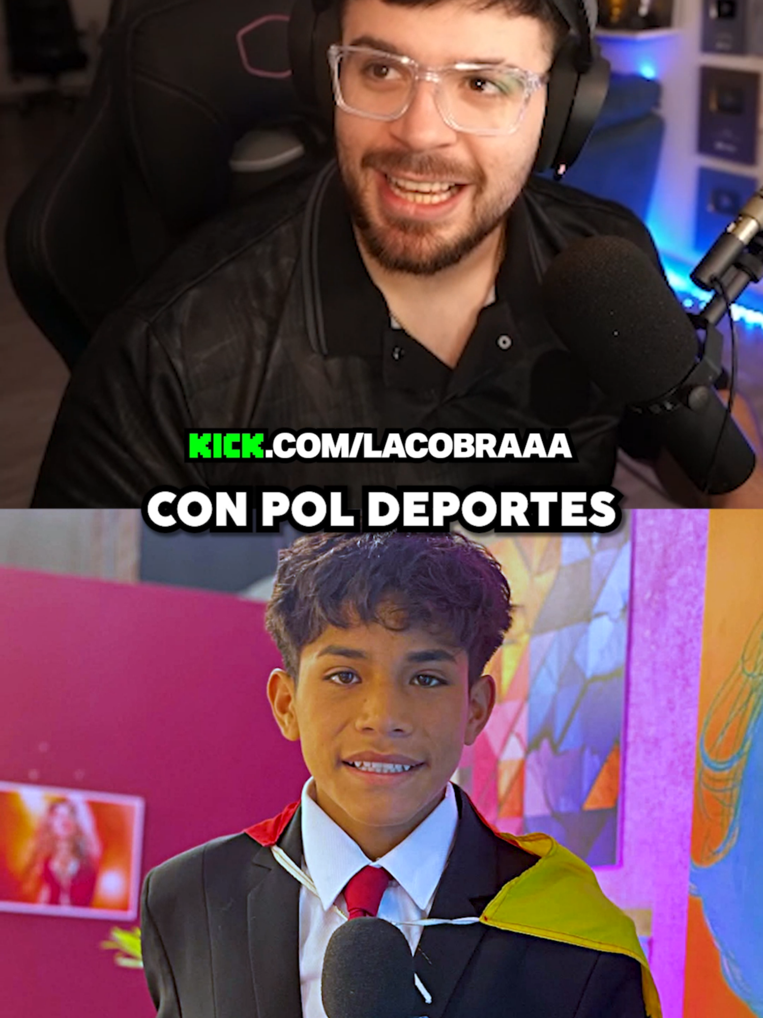 HAY QUE HACER UN STREAM CON POL DEPORTES 👏👏 #lacobra #lacobraaa