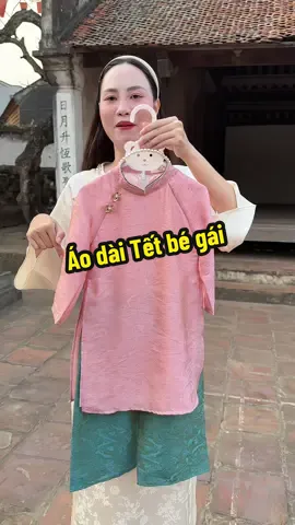 Áo dài cho bé gái diện Tết, du xuân #yennhanhnhen #thoitrangtreem #quanaotreem #aodaitetbegai #aodaibegai 
