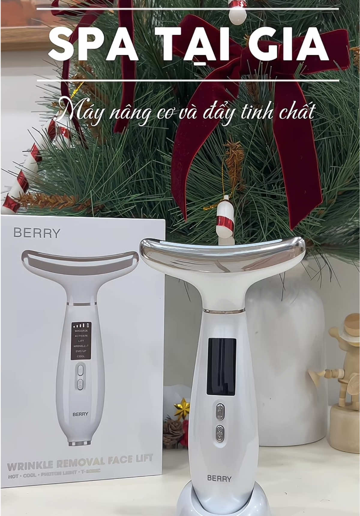 Spa tại gia với 1 chiếc máy nhỏ nhắn này nha các bà. Vừa tiện vừa ổn lắm nha:)  #ananmommy #fyp #maynangcoberry #chamsocda #tiktokviral 