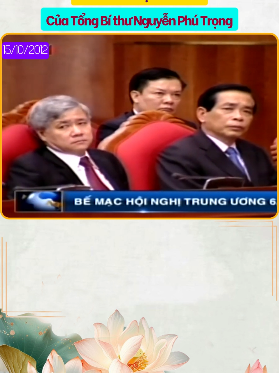 Giọt nước mắt đi vào lịch sử! 