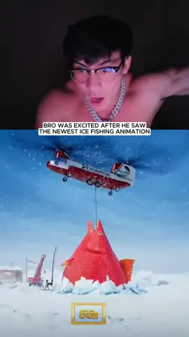 CRAZY SCENES #fyp #togi #icefishing 