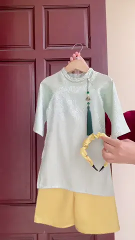 Ở đây có áo dài lụa đẹp cho bé#tiemnhagau19 #thoitrangtreem #setdoxinh #outfit #trending 