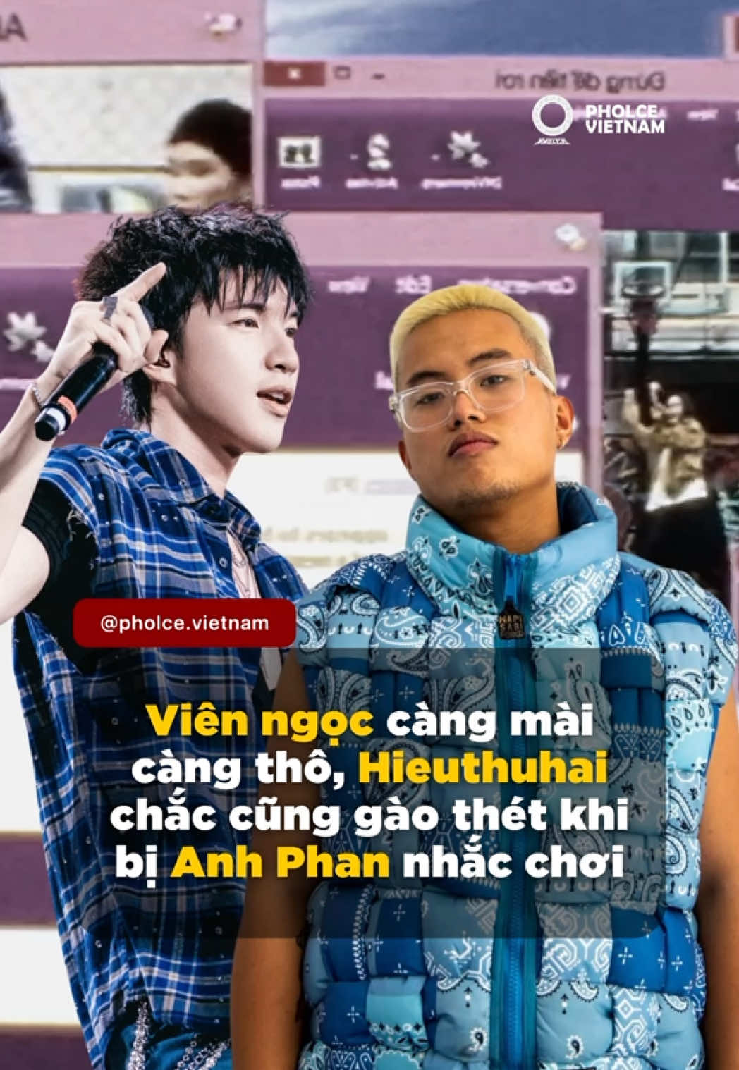 Viên ngọc thô càng mài càng thô của Việt Rap, Hieuthuhai chắc cũng phải gào thét khi bị Anh Phan nhắc chơi #rapviet #anhphan #lowg #hieuthuhai