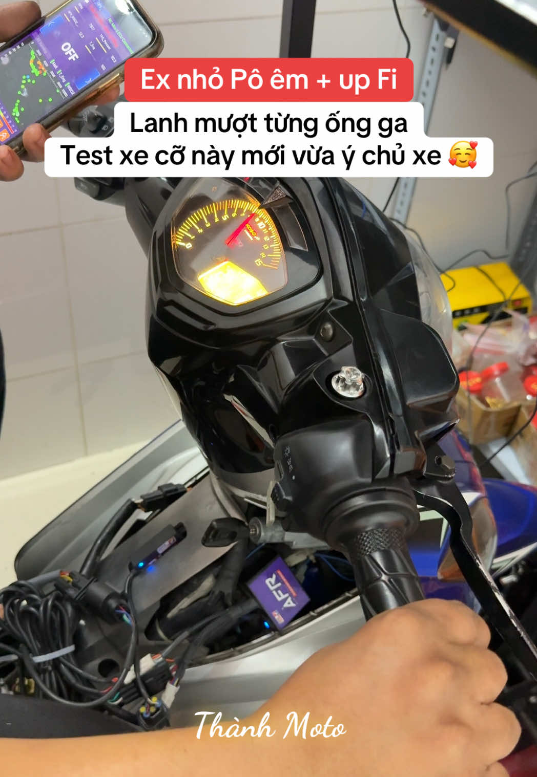 Ex nhỏ pô êm + up Fi. Lanh mượt tùng ống ga, không chờ, không hụp #ex2010 #exnho #exciter #lc135 #lc135malaysia 