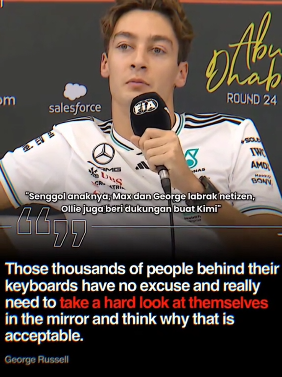 Gantian netizen dilabrak sama George. Kalau demi anak mah, bakal pasang basang 😁 ditambah mantu ikutan labrak wkwkwk