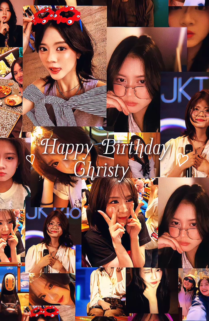 simpan buat besok ❤..  Happy birthday Christy 🥳 @christyjkt48 #christyjkt48 #angelinachristy #christyjkt48🐟 #masukberanda #fypp 