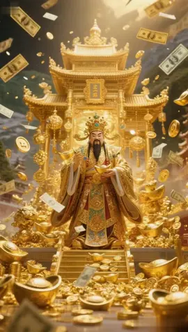 Sincerely pray to the God of Wealth, bestowing you wealth from all directions. #财神爷 #财神 #money #道教文化 #道教信仰 #blessed #财富 #coin #taoism #wealth #golden #道教 