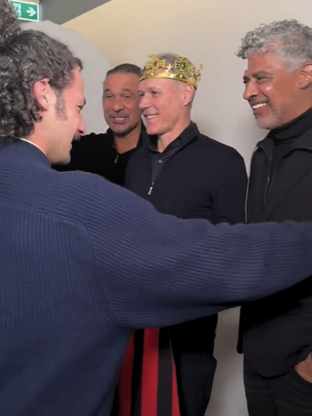 trio idola bapak² tahun 90an💀 #vanbasten #gullit #rijkaard #belanda #acmilan 