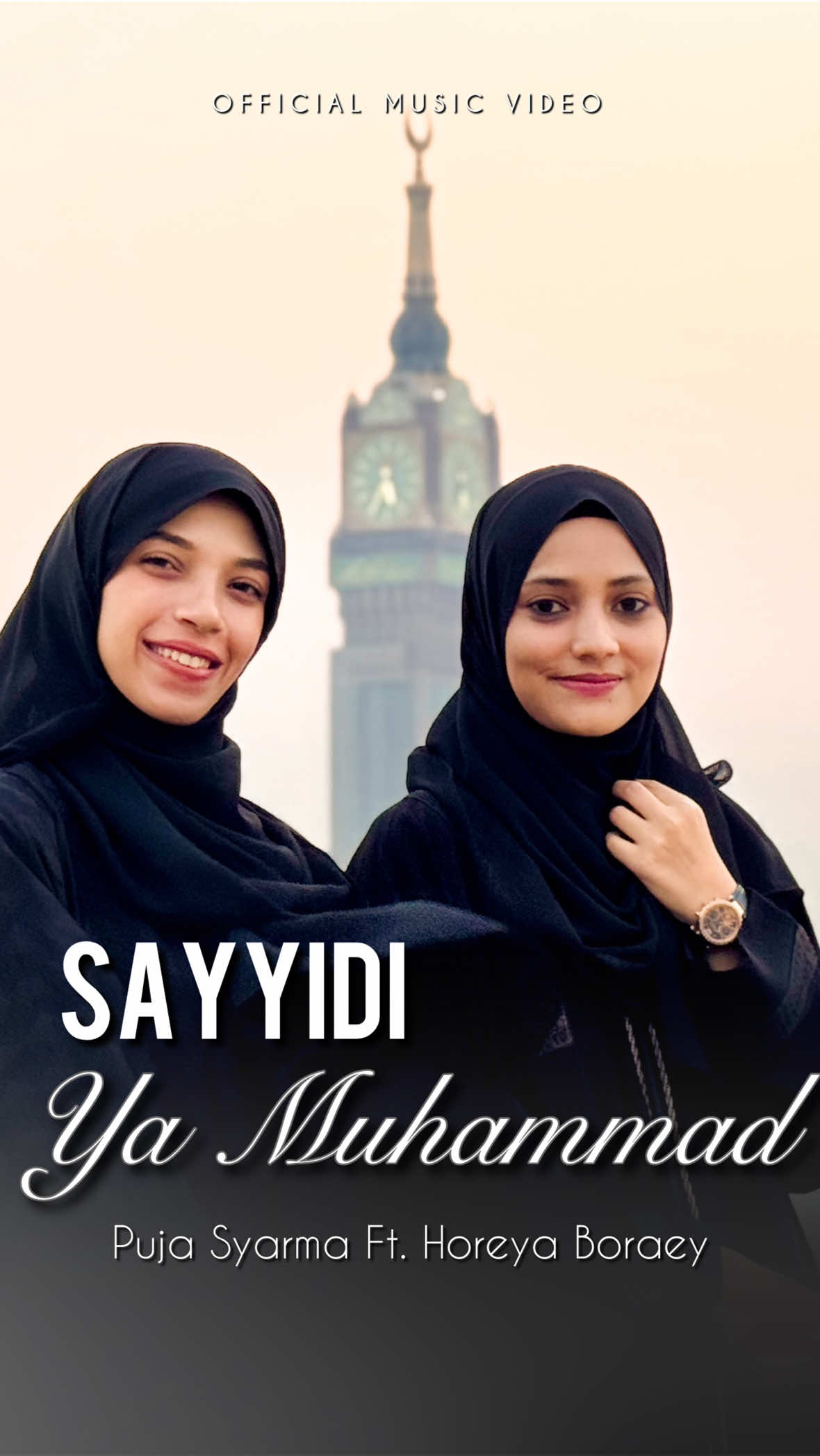 Assalamu’alaikum 💐 Alhamdulillah, the collaboration nasheed by Puja Syarma featuring Horeya Boraey has been released.  Title : Sayyidi Ya Muhammad Voc ​⁠​⁠​⁠​⁠ : ​⁠​⁠​⁠​⁠​⁠Puja Syarma Ft. @حوريه برعي - Horeya boraey  Song Writer : Puja Syarma Credit by.. Music Arranger : Puja Syarma Bass & Guitar : Eldin Piano : @Vandysatria  Violin & Oud : @Tb_Syaifulloh  Cameraman :  @RifalVisuals  @handscreativee  Faqih  Video by @Swasana Umroh Video Editor @pujasm_  • Watch us on YouTube Channel Puja Syarma Official & Horeya Boraey, link on bio pujasm 💐 Thank’s for supporting us by like, comment, and subscribe, We hope you enjoy it. • #sayyidiyamuhammad #horeyaboraey #fyp #pujasyarma #allahummashollialamuhammad            