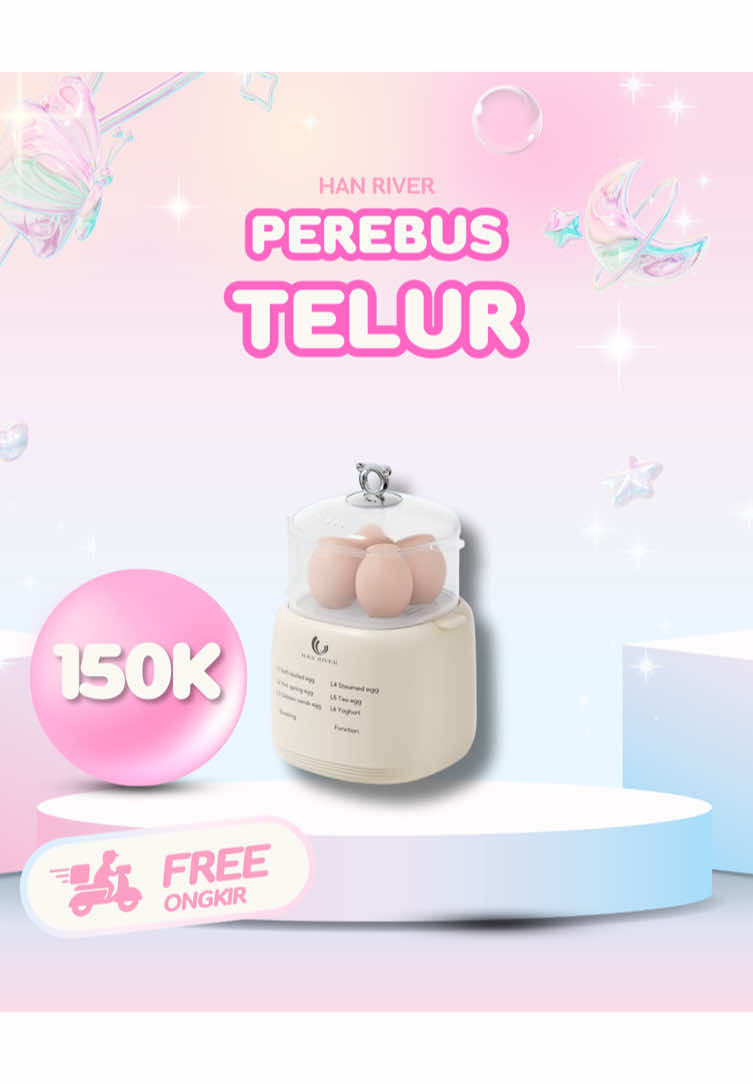 Alat perebus otomatis ini pastinya membuat masak telur maupun kukus apapun jadi lebih mudah dan praktis!!! #perebustelur #pancilistrik #hanriver #household #fyp 