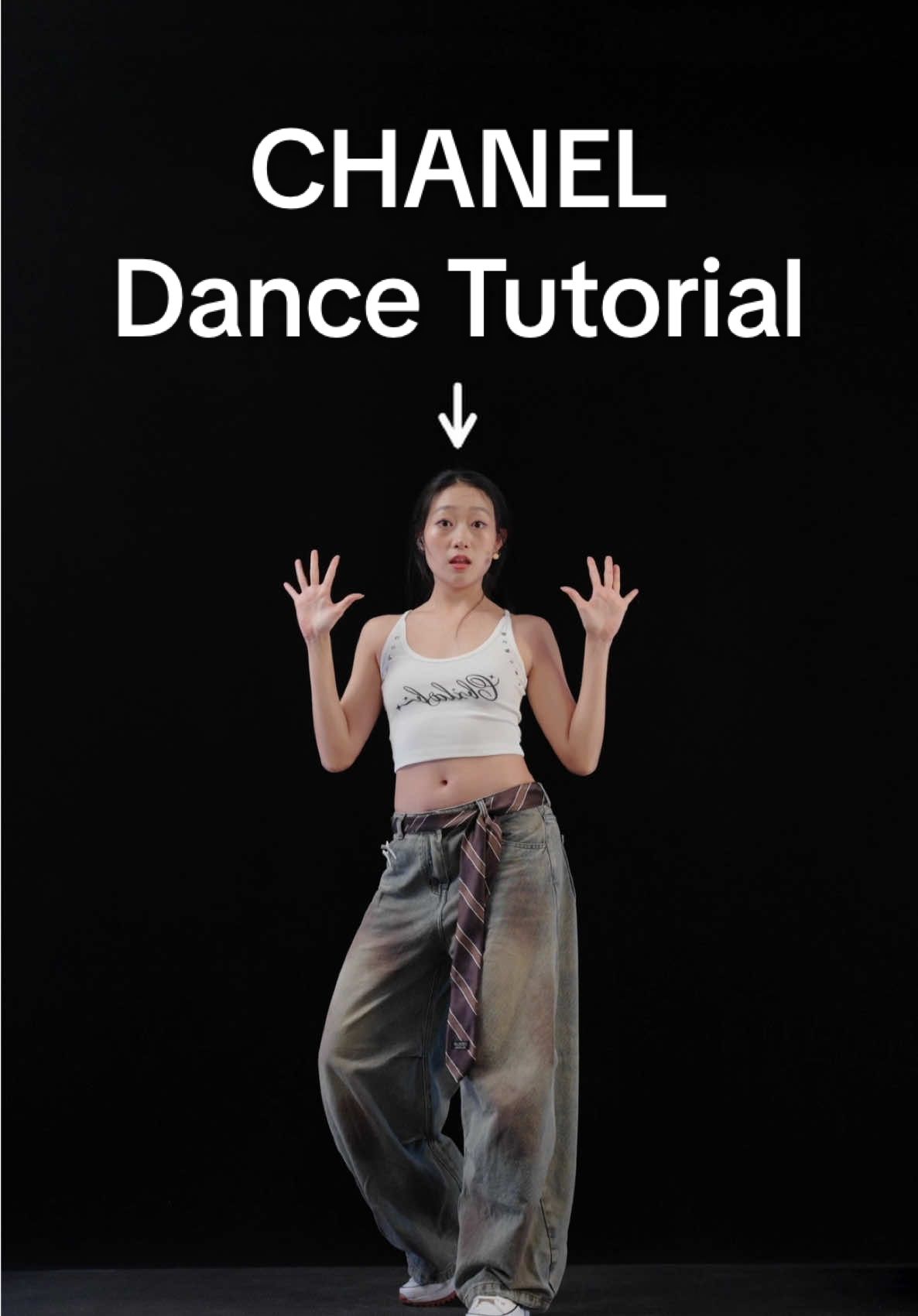 Tyla “CHANEL” trend dance tutorial, slowed, with singsinging | DC @kipittok #chanel @TYLA 