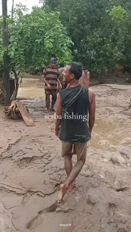 suasana setelah banjir#banjir #lucu 