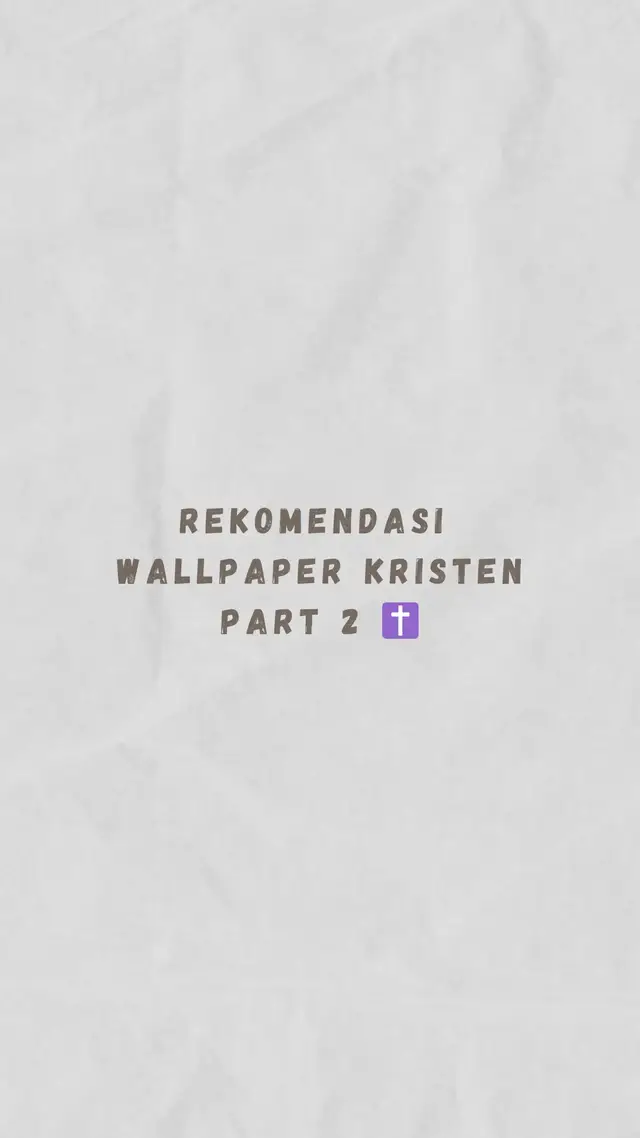 #walpaperkristen #storyrohanikristen #anakmudakristen #fyp 