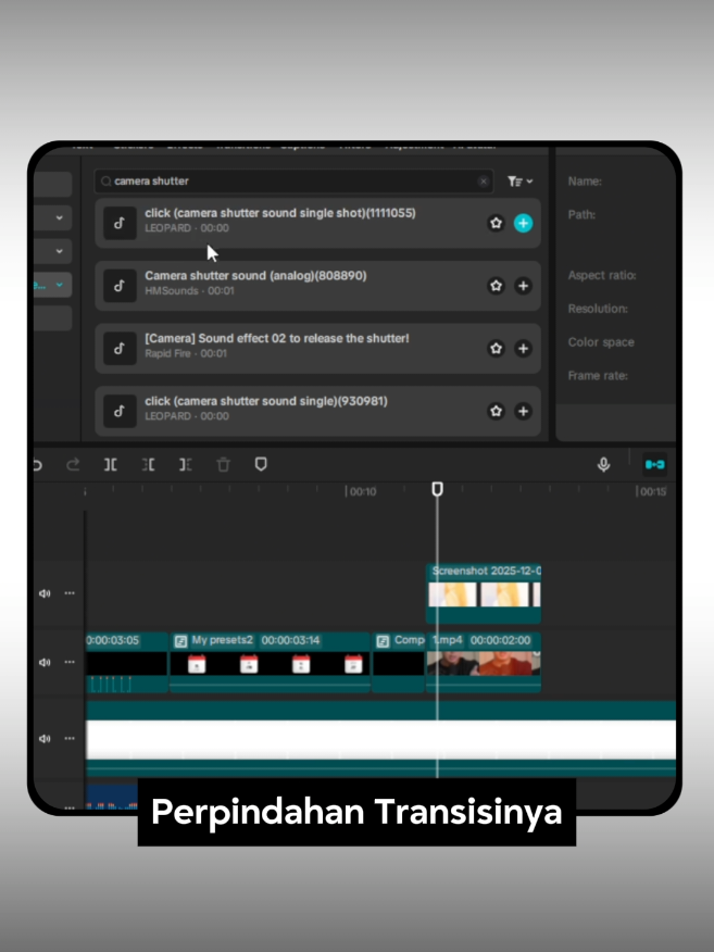 Transisi Capcut Simple Tapi Powerful Buat Para Clipper #capcuttips #clipper #thabiibi #tutorialediting #capcut 