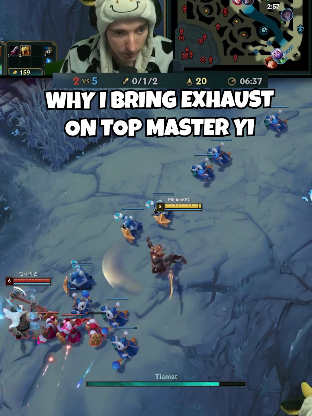 Not EVEN OLAF is SAFE from TOP MASTER YI  #leagueoflegends #leaguetok #leaguetiktok #masteryi #cowsep