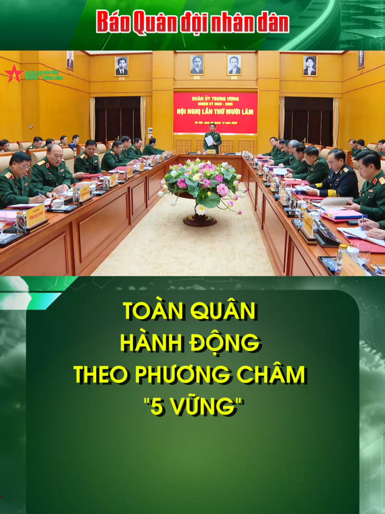 Toàn quân hành động theo phương châm 